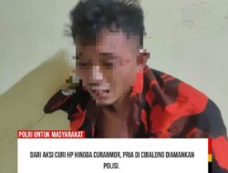 Dari Aksi Curi HP hingga Curanmor, Pria di Cibalong Diamankan Polisi