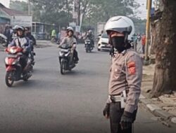 Setiap Hari di Simpang Siliwangi, Unit Lantas Polsek Baleendah Atur Lalu Lintas
