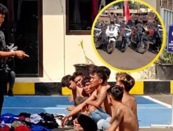 Polres Cianjur Gagalkan Konvoi Diduga Geng Motor, Delapan Pemuda Diamankan