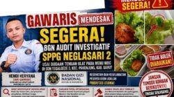 GAWARIS Desak BGN Audit SPPG Neglasari 2