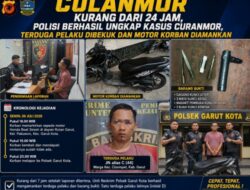 Kurang dari 24 Jam, Polisi Berhasil Ungkap Kasus Curanmor, Terduga Pelaku Dibekuk dan Motor Korban Diamankan