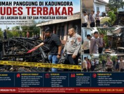 Rumah Panggung di Kadungora Ludes Terbakar, Polisi Lakukan Olah TKP dan Pendataan Korban
