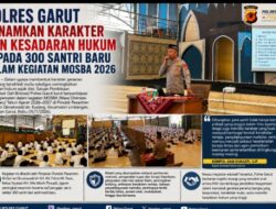 Polres Garut Tanamkan Karakter dan Kesadaran Hukum kepada 300 Santri Baru dalam Kegiatan MOSBA 2026