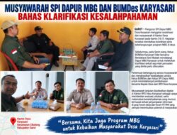 Musyawarah SPI Dapur MBG dan BUMDes Karyasari Bahas Klarifikasi Kesalahpahaman