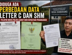 Diduga Ada Perbedaan Data Letter C dan SHM, Pelapor Minta Polres Garut Beri Kepastian Penanganan