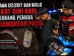 Dini Hari Bawa Celurit, Pemuda Diamankan Polisi