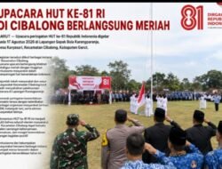 Upacara HUT ke-81 RI di Cibalong Berlangsung Meriah