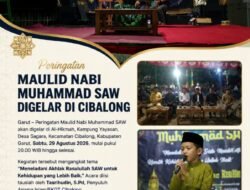 Peringatan Maulid Nabi Muhammad SAW Digelar di Cibalong