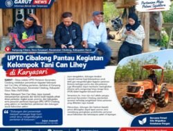 UPTD Cibalong Pantau Kegiatan Kelompok Tani Can Lihey di Karyasari