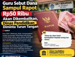 Guru Sebut Dana Sampul Rapot Rp50 Ribu Akan Dikembalikan, Dinas Pendidikan Diminta Turun Tangan