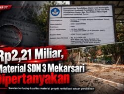 Rp2,21 Miliar Digelontorkan, Material Revitalisasi SDN 3 Mekarsari Dipertanyakan