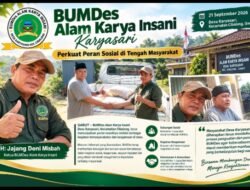 BUMDes Alam Karya Insani Karyasari Perkuat Peran Sosial di Tengah Masyarakat