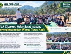 KUA Cibalong Gelar Salat Istisqa, Forkopimcam dan Warga Turut Hadir