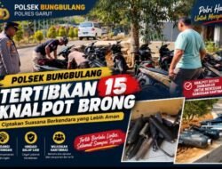 Polsek Bungbulang Tertibkan 15 Knalpot Brong