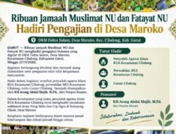 Ribuan Jamaah Muslimat NU dan Fatayat NU Hadiri Pengajian di Desa Maroko